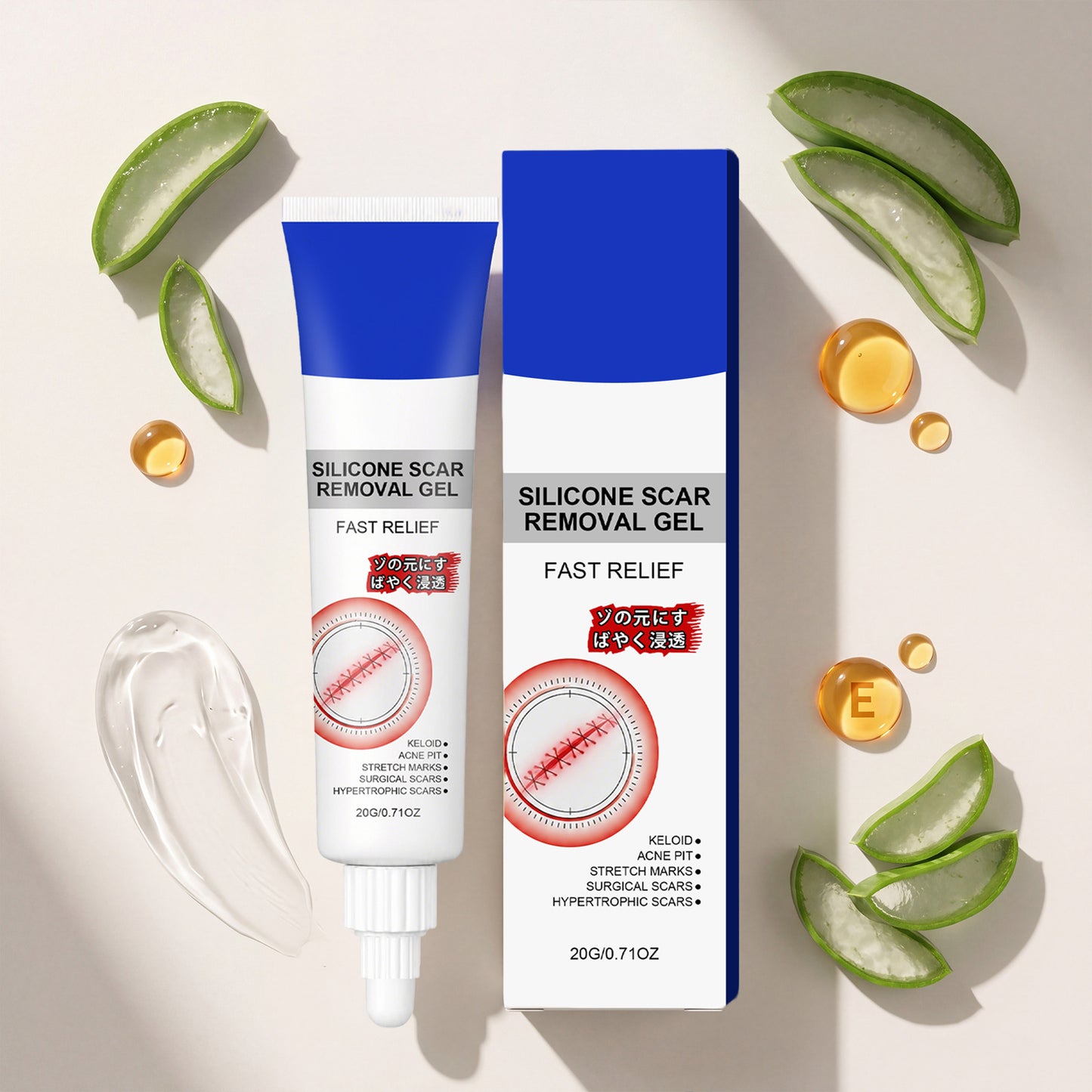 Advanced Silicone Smoothing Gel - Invisible Repair for Fine Lines, Wrinkles, Acne Scars & Marks