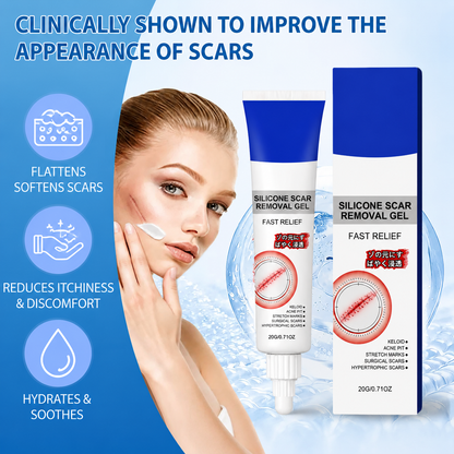 Advanced Silicone Smoothing Gel - Invisible Repair for Fine Lines, Wrinkles, Acne Scars & Marks