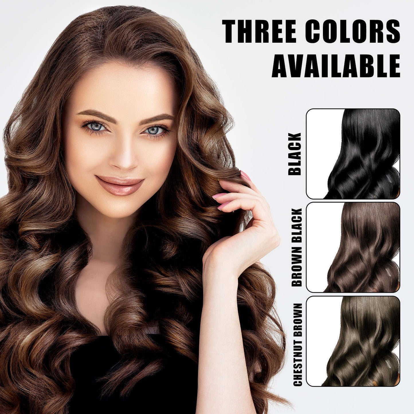 Comb-In Hair Dye Creamfor Gray Coverage