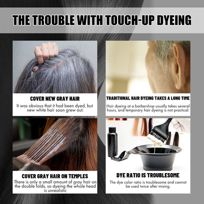 Comb-In Hair Dye Creamfor Gray Coverage