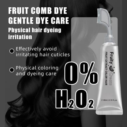 Comb-In Hair Dye Creamfor Gray Coverage