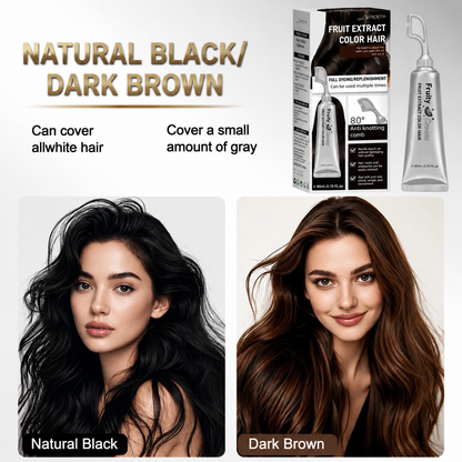 Comb-In Hair Dye Creamfor Gray Coverage