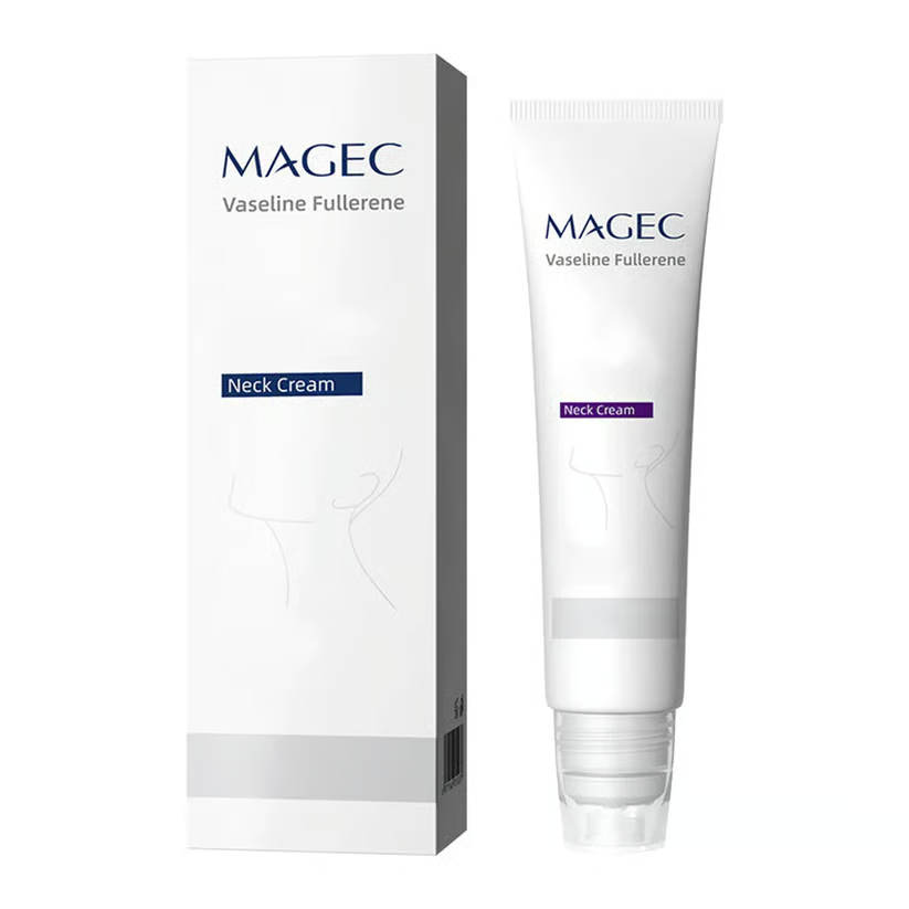 Reduces Wrinkles and Double Chin,Five Rollers for All Around Massage,Neck Firming Cream